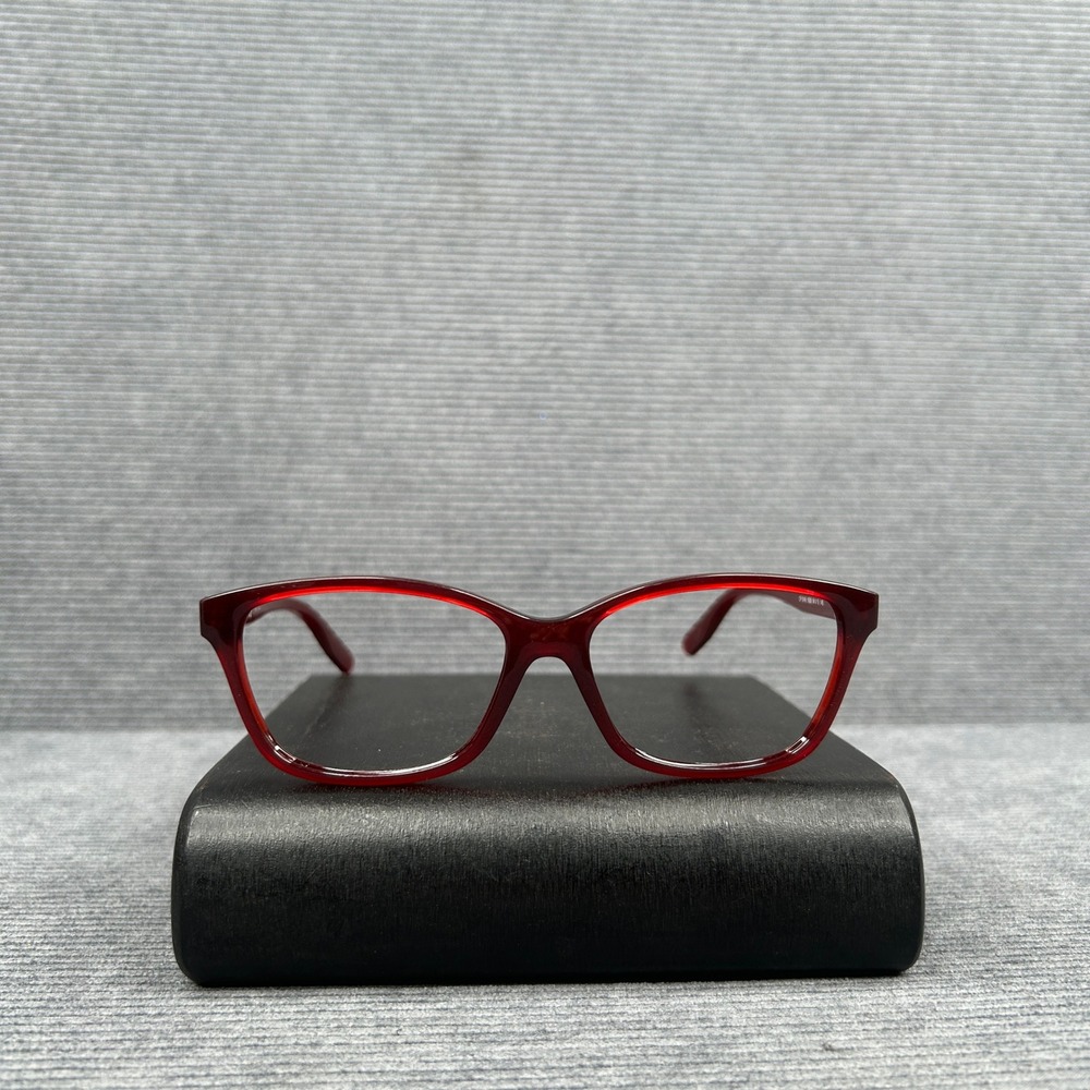 Chaps CP 3049 5926 Burgundy Red Rectangular Eyeglasses Frames 54-15-145 Y2k